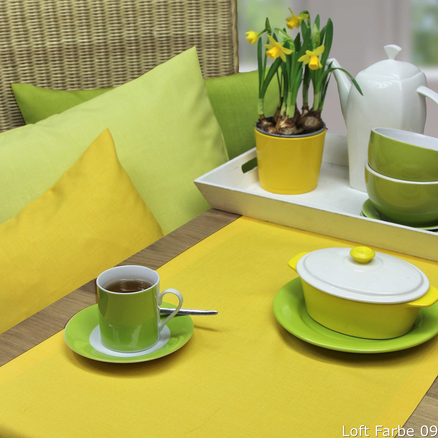 namizni tekač sander loft - rumena namizni tekač sander loft - rumena